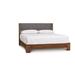 Copeland Furniture Sloane Platform Bed Wood and /Upholstered/Polyester in Brown/Gray | Wayfair 1-SLO-21-04-Sterling