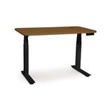Copeland Furniture Invigo Height Adjustable Desk w/ Built in Outlets Wood/Metal in Black | 72 W in | Wayfair 2672-RRC-EE-43-B-G-M-P-N-N-N
