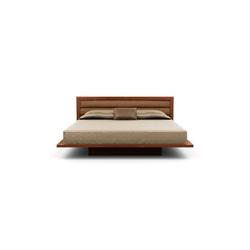 Copeland Furniture Moduluxe Platform Bed Wood and /Upholstered/Genuine Leather in Brown | 29 H x 66 W x 86 D in | Wayfair 1-MPD-22-33-89104