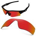 AOZAN ANSI Z87.1 Polarized Replacement Lenses Compatible with Oakley Radar Path Sunglasses - Electric Crimson