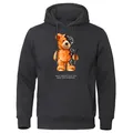 Teddy Bear vous montre ce à quoi je ressemble vraiment sweat à capuche polaire chaud et