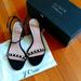 J. Crew Shoes | New In Box J. Crew Black Satin Crystal Sandals 6.5 | Color: Black | Size: 6.5