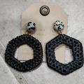 Anthropologie Jewelry | Anthropologie Earrings | Color: Black | Size: Os