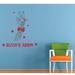 Design W/ Vinyl Hipster Giraffe Animal Cartoon Customized Wall Decal - Custom Personalized Name | 30 H x 27 W in | Wayfair zoe 695c