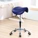 Inbox Zero Height Adjustable Lab Stool Manufactured Wood/Metal in Blue | 18.89 W x 18.89 D in | Wayfair A0DDD588F44845E3B107D23AD4E3D300