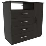 Carolina 4 Drawer Dresser Black wengue - FM Furniture CLW3922