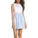 Lilly Pulitzer Dresses | Lily Pulitzer Avica Seersucker Lace Dress | Color: Blue/White | Size: 00