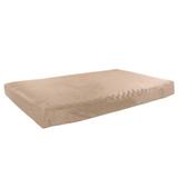 Orthopedic Memory Foam Pet Bed, 46" L X 27" W, Tan, Large, Brown