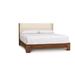 Copeland Furniture Sloane Platform Bed Wood and /Upholstered/Polyester in Brown | Wayfair 1-SLO-25-04-89113