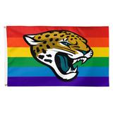 WinCraft Jacksonville Jaguars 3' x 5' Pride 1-Sided Deluxe Flag