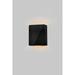 Cerno Nick Sheridan Calx 9 Inch Tall LED Outdoor Wall Light - 03-244-K-40D1