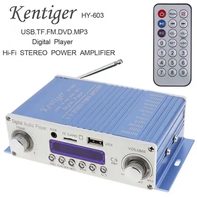 Kentiger-Radio FM numérique HI-FI lecteur audio amplificateur de voiture radio FM lecteur
