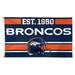 WinCraft Denver Broncos 3' x 5' Established 1-Sided Deluxe Flag