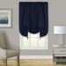 Wide Width Darcy Window Curtain Tie Up Shade - 58x63 by Achim Home Décor in Navy (Size 58" W 63" L)