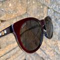 Gucci Accessories | Gucci Round Frame Gg Star Sunglasses In Red New In Gucci Sunglass Case | Color: Gray/Red | Size: Os