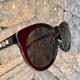 Gucci Accessories | Gucci Round Frame Gg Star Sunglasses In Red New In Gucci Sunglass Case | Color: Gray/Red | Size: Os