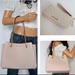 Michael Kors Bags | Michael Kors Tote Bag Pink + Wristlet Set Vanilla | Color: Pink/White | Size: Os