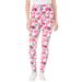 Plus Size Women's Stretch Cotton Printed Legging by Woman Within in White Tropical Floral (Size 3X)