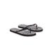 Plus Size Women's Flip Flops by Swimsuits For All in Black White Jungle (Size 9 M)