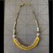 Anthropologie Jewelry | Anthropologie Pam Hiran Necklace | Color: Yellow | Size: Os
