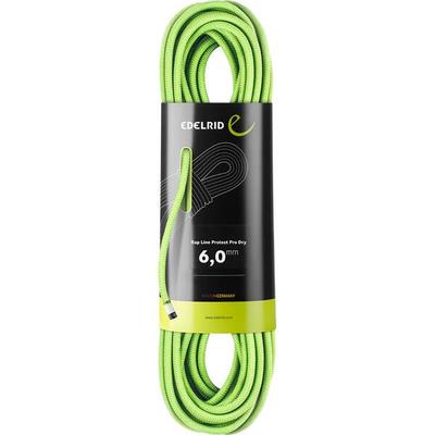 EDELRID Bergseil Rap Line Protect Pro Dry 6mm, Größe 30 in Grün