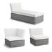 Brooke Hill Tailored Furniture Covers - 3 pc. Modular Set, Gray - Frontgate