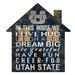 Utah State Aggies 12'' Team House Sign