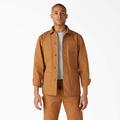 Dickies Men's 1922 Duck Chore Coat - Rinsed Brown Size L (HC342)