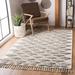 Gray 48 x 0.79 in Indoor Area Rug - Union Rustic Powell Geometric Handmade Flatweave Wool Area Rug Wool | 48 W x 0.79 D in | Wayfair