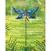 August Grove® Sedef Dragonfly Spring Garden Stake | 19.5 H x 17 W x 1 D in | Wayfair A0E4A318A4174A8681BBF9411F7D00DC