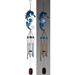 Arlmont & Co. Seahorse Solar Chime 45" Glass/Metal | 45 H x 7 W x 4.33 D in | Wayfair 83FB89D902B24F9F81C960E2D0384A28