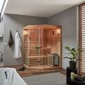 Home Deluxe - Traditionelle Sauna - skyline xl - 150 x 150 x 200 cm - für 2 - 3 Personen,