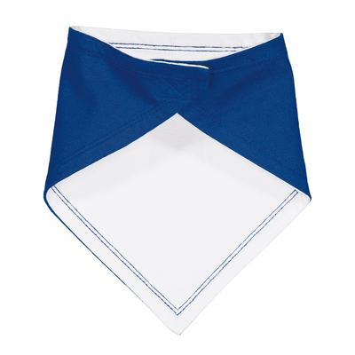 Rabbit Skins RS1012 Infant Premium Jersey Bandana Bib in Royal/White | Cotton 1012, LA1012