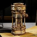 Hands Crafts Wood Puzzle Diy 3d Music Box Victorian Lantern 210pcs Model: Amk61 | 2.3 H in | Wayfair