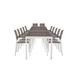 Wade Logan® Aynura Rectangular 12 - Person 71" Long Outdoor Dining Set Plastic in Gray/White | 71 W x 35 D in | Wayfair