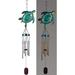 Arlmont & Co. Turtle Solar Chime 38" Glass/Metal | 43 H x 10 W x 4.33 D in | Wayfair 15013958DFB44E569E402DAD82F8DED7