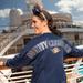 Disney Tops | Disney Cruise Line Spirit Jersey Gold Glitter Navy | Color: Blue/Gold | Size: Various