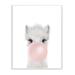 Viv + Rae™ Laga Baby Woodland Alpaca w/ Pink Bubble Gum Wood in Brown | 19 H x 13 W x 0.5 D in | Wayfair F3294ACE96BD4DB795BF878BACF5E16D