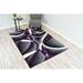 Indigo 63 x 0.5 in Area Rug - Ivy Bronx Mccampbell Abstract Purple/Gray/White Area Rug | 63 W x 0.5 D in | Wayfair C98FCE7A5DBE4018A02BB4B168F18869