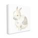 Gracie Oaks Sleepy Bunny Illustration Nursery Style Animal Canvas in Gray | 17 H x 17 W x 1.5 D in | Wayfair 8E04D48E4BB8426D9BC0A024ED4743AB