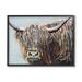 Union Rustic Whimsical Rainbow Hair Woolly Highland Cattle by Carolee Vitaletti - Graphic Art on Canvas Canvas | 11 H x 14 W x 1.5 D in | Wayfair