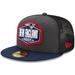 Men's New Era Graphite/Navy England Patriots 2021 NFL Draft On-Stage 59FIFTY Fitted Hat