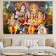 DIY 5D Diamond Painting Kits for Adults/Kids by Numbers Hindu God Full Drill Crystal Rhinestone Diamond Embroidery Painting Cross Stitch Canvas Art, for Home Wall Decor Gifts Square Drill,100x120cm