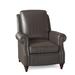 Birch Lane™ Knightdale 34" Wide Faux Leather Manual Standard Recliner Fade Resistant in Brown/Red | 40 H x 34 W x 39.5 D in | Wayfair
