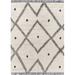 Black/White 84 x 63 x 0.79 in Area Rug - Loon Peak® Irfaan black/white w/ abstract Jamar pattern Polyester | 84 H x 63 W x 0.79 D in | Wayfair