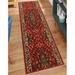 Red 31 x 0.3 in Area Rug - Fleur De Lis Living Custom Size Runner Rug Oriental Medallion Slip Resistant Backing Low Pile Rug Runners By Feet Nylon | Wayfair