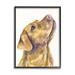 Winston Porter Yellow Lab Gazing Upwards Pet Dog Portrait Canvas in White | 14 H x 11 W x 1.5 D in | Wayfair 29D8C3BED094405493EE5CF8054C76B3