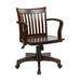 Gracie Oaks Jai-Jai Bankers Chair Wood in Black/Brown | 31.25 H x 25 W x 23 D in | Wayfair 1DFDFD10B90946E8B60A9FFB4972FADD