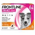 Frontline Tri-Act Lsg.z.Auftropfen f.Hunde 5-10 kg 6 St Einzeldosispipetten