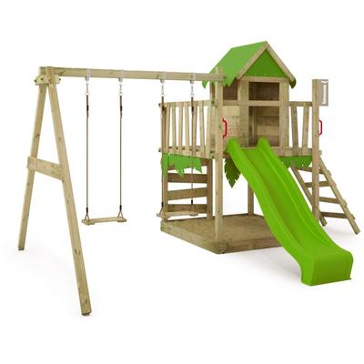 Spielturm Klettergerüst JazzyJungle mit Schaukel & Rutsche, Spielhaus mit Sandkasten, Leiter & Image